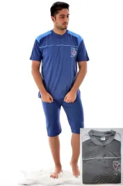 klasyczna-meska-pizama-na-lato-bawelniana-m-840-szary-ciemny