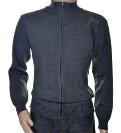 meski-sweter-ze-stojka-polgolf-rozpinany-na-zamek-m-czarny-melanz-s8170