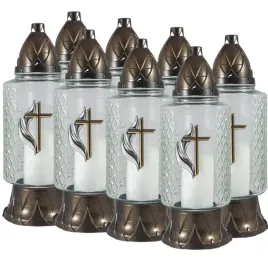 znicz-szklany-na-grob-zloty-krzyz-szarfa-30cm-27h-palenia-zestaw-8szt