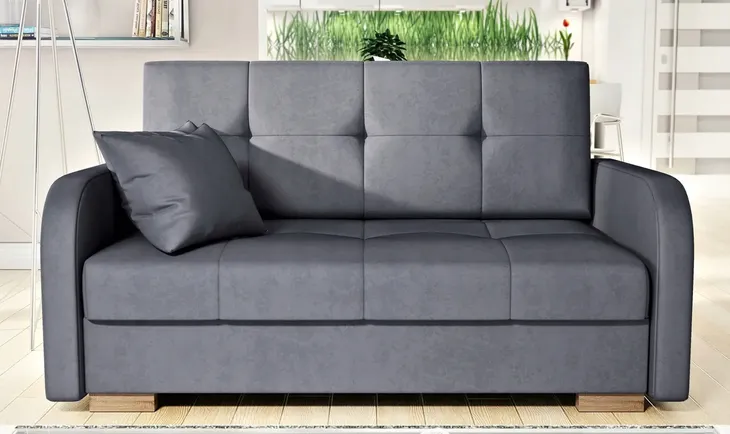 Nowoczesna sofa / kanapa rozkładana 3-osobowa POLA z pojemnikiem do salonu