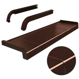 parapet-aluminiowy-plytka-braz-30cm-zewnetrzny-na-wymiar
