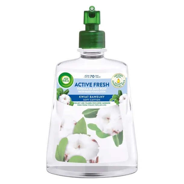 Air Wick Wkład do Automatycznego Odświeżacza Zapach Kwiat Bawełny 228ml