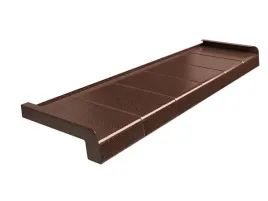 parapet-aluminiowy-plytka-antyk-miedz-25cm-na-wymiar