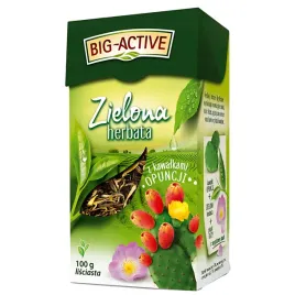 big-active-herbata-zielona-z-kawalkami-opuncji-figowej-lisciasta-100g