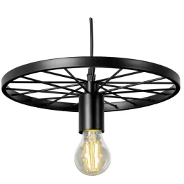 lampa-wiszaca-retro-kolo-loft-czarna-e27