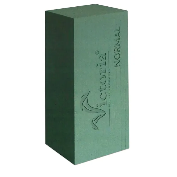GĄBKA FLORYSTYCZNA MOKRA Victoria PIANKA CEGŁA do kwiatów żywych 23 x 11 cm