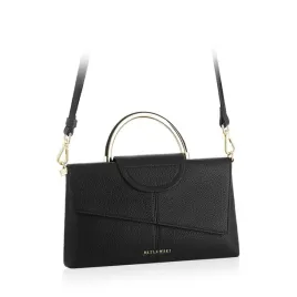 betlewski-mala-torebka-damska-czarna-kopertowka-lekka-metalowy-uchwyt