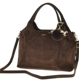 torebka-floraandco-czekoladowa-shopper-eco-zamsz-z-brelokiem-pompon