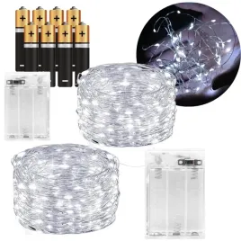2szt-x-lampki-led-drucik-10m-100led-na-baterie-mikro-swiatelka-zimny-bialy