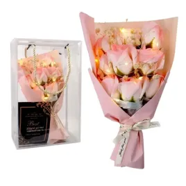 flower-box-mydlane-roze-kwiaty-bukiet-w-pudelku-led-prezent-na-dzien-kobiet