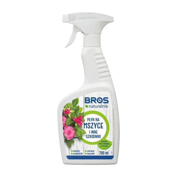 Bros Naturalnie Preparat Płyn Środek Na Mszyce Przędziorki Czerwce 750ml