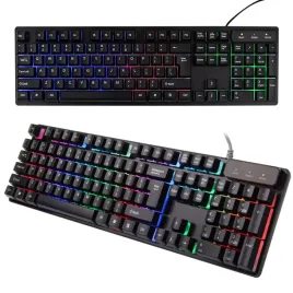klawiatura-kr-6300-dla-graczy-gamingowa-podswietlana-led-membranowa