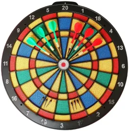 zestaw-tarcza-soft-perforowana-dart-gra-w-rzutki-lotki-kubisport-45-cm