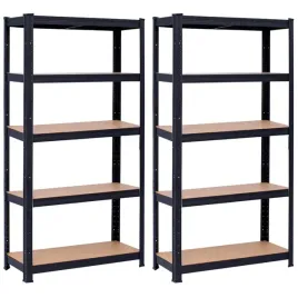 regal-magazynowy-metalowy-garazowy-do-piwnicy-180x90x40-2-sztuki-czarny