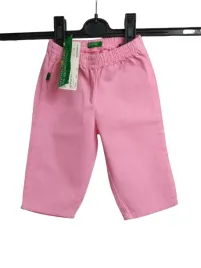 spodnie-dzieciece-benetton-rozmiar-60-rozowe