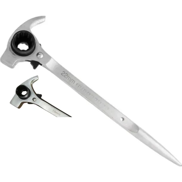Klucz Monterski Do Rusztowań 19/22 Mm Wielofunkcyjny Klucz Młotek Brecha