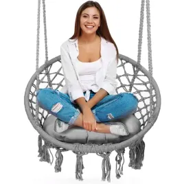 fotel-ogrodowy-wiszacy-hustawka-boho-szary-poduszka