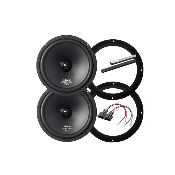 GŁOŚNIKI AUDI A6 C7 A4 B8 A5 Q5 DRZWI PRZÓD VIBE OPTI8C 20cm KOSTKI PIANKA