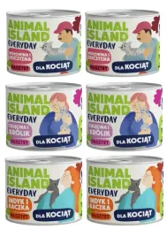 karma-animal-island-everyday-dla-kociat-zestaw-6-x-185g-mix-smakow-bez-zboz