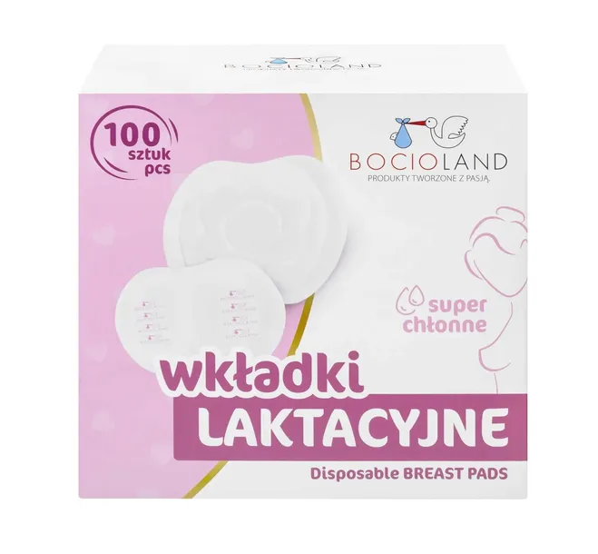 BOCIOLAND Wkładki Laktacyjne Superabsorbent, Big Pack 100 szt.