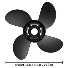 vevor-smiglo-lodzi-4-liscie-odleglosci-33cm-przystanek-aluminiowy-czarny