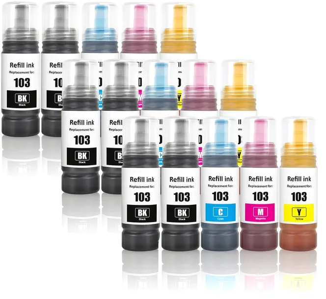 Tusze do drukarki 103 XL EPSON EcoTank L3160 L3150 L3110 L3210 L3251 L3256