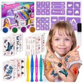 zestaw-do-robienia-tatuazy-brokatowe-bezpieczne-tatuaze-zmywalne-szablony