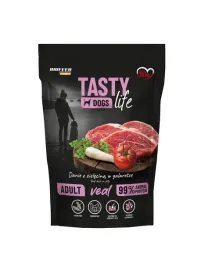 mokra-karma-dla-psow-tasty-dogs-life-cielecina-90percent-saszetka-500-g
