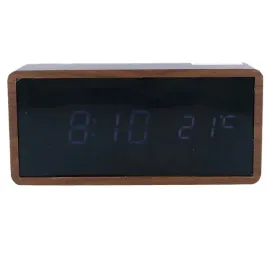 zegar-budzik-xonix-bezowy-bialy-odcienie-brazowego-16cm-trzy-alarmy