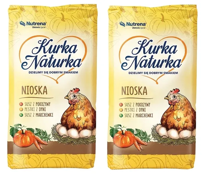 Kurka Naturka Nioska Sypka pasza dla kur 10kg x 2szt
