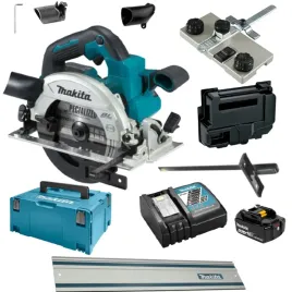 zestaw-makita-pila-tarczowa-pilarka-dhs660zj-adapter-szyna-aku-5-ah-lad