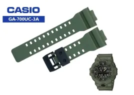 pasek-bezel-casio-ga-700uc-3a-oryginal-zielony-gumowy-teleskopy-gratis