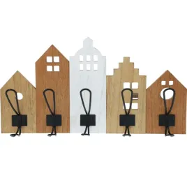 wieszak-w-ksztalcie-domkow-do-przedpokoju-z-5-metalowymi-czarnymi-hakami