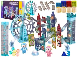 swiecace-klocki-magnetyczne-tor-kulkowy-dla-kulek-129-elementow-kulodrom