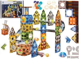 klocki-magnetyczne-konstrukcyjne-tor-kulkowy-swiecace-elementy-105-el