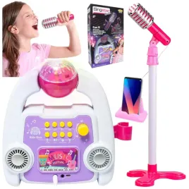 mikrofon-karaoke-dla-dzieci-na-statywie-syntezator-mp3-led-na-prezent