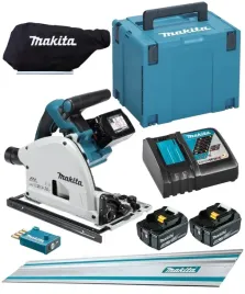 makita-pila-worek-na-pyl-szyna15m-2x5ah-dc18rc-dsp601zju-dsp-601-modul-aws