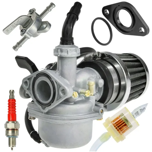 Gaźnik Tuning PZ19 Filtr Kranik Uszczelka Atv Quad Cross Kxd 110 125 Fmb