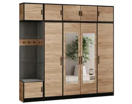 garderoba-dior-15-dab-craft-zloty-tkanina-szara-siedzisko-z-nadstawka