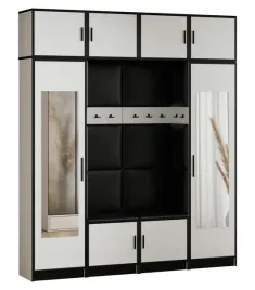 garderoba-z-nadstawka-dior-18-bialy-ekoskora-czarna-siedzisko