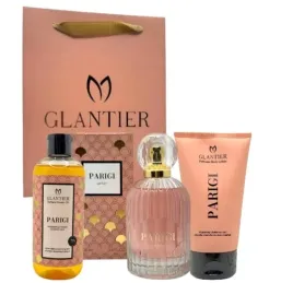 glantier-zestaw-parigi-perfumy-100ml-olejek-do-mycia-balsam-torebka