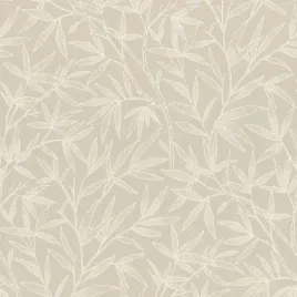 tapeta-dekoracyjna-liscie-listki-boho-bezowa-zmywalna