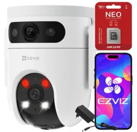 kamera-obrotowa-wifi-10mpx-dual-lens-h9c-5mp-5mp-ezviz-karta-sd-64gb