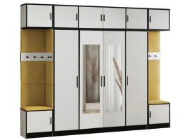 garderoba-z-nadstawka-dior-17-bialy-tkanina-zolta-siedzisko