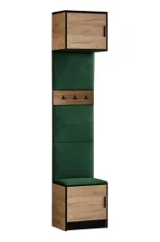garderoba-dior-10-panel-dab-craft-tkanina-zielona-z-nadstawka