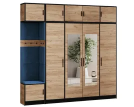 garderoba-dior-15-dab-craft-zloty-tkanina-niebieska-siedzisko-z-nadstawka