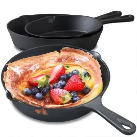 3x-gleboka-zeliwna-patelnia-non-stick-masywna-patelnia-grill-zestaw-3-szt
