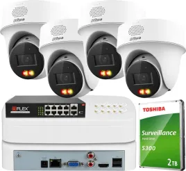 monitoring-na-4-kamery-obrotowe-4mpx-dahua-ipc-pt1439h-pv-dual-light-audio