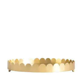 taca-dekoracyjna-grazia-z-lustrem-okragla-zlota-31x4-cm-homla