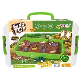 duzy-zestaw-dla-chlopca-piasek-kinetyczny-farma-zwierzata-traktor-farmerzy